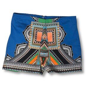 Flying Tomato High Waisted Geometric Pattern Shorts